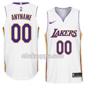 Los Angeles Lakers Custom Nike 2017-18 Valkoinen Pelipaidat Swingman - Miesten